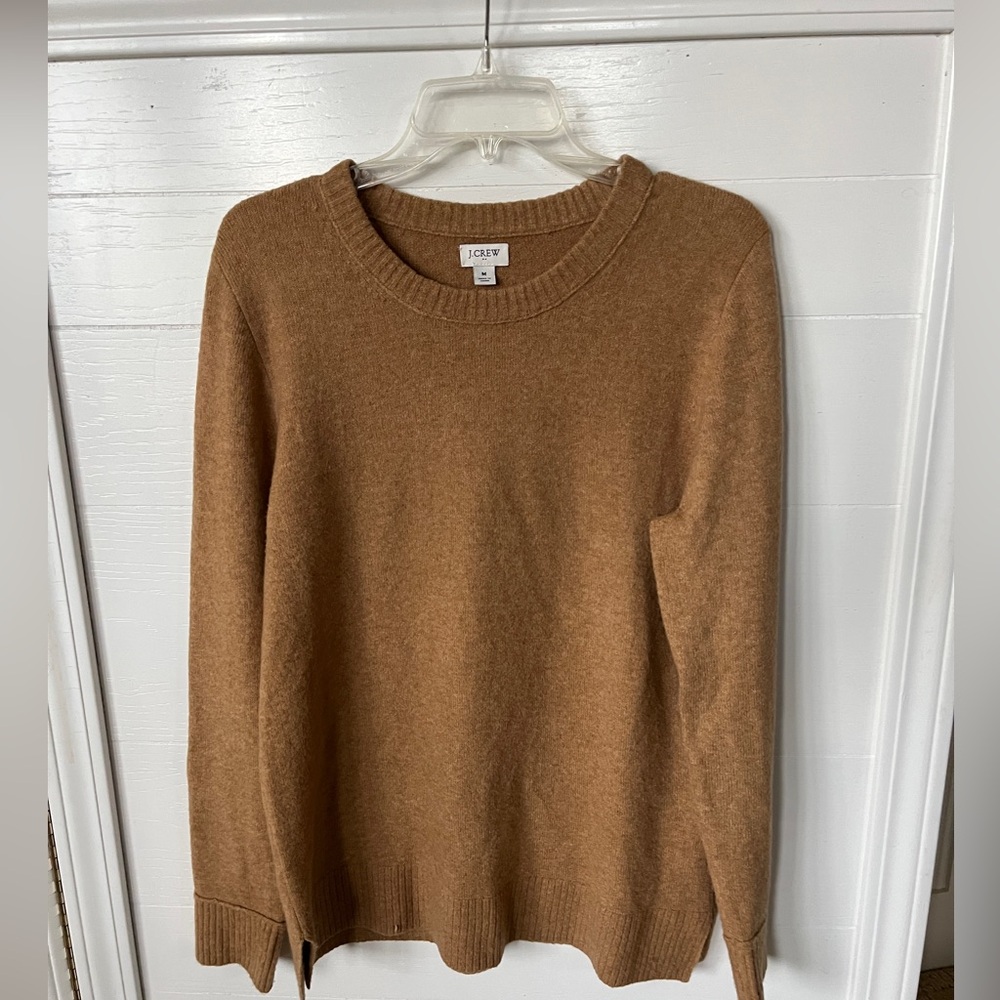 J. Crew Women's Crew Neck Sweater - Camel Brown
